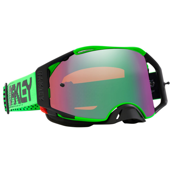 Oakley Airbrake moto green mx goggle